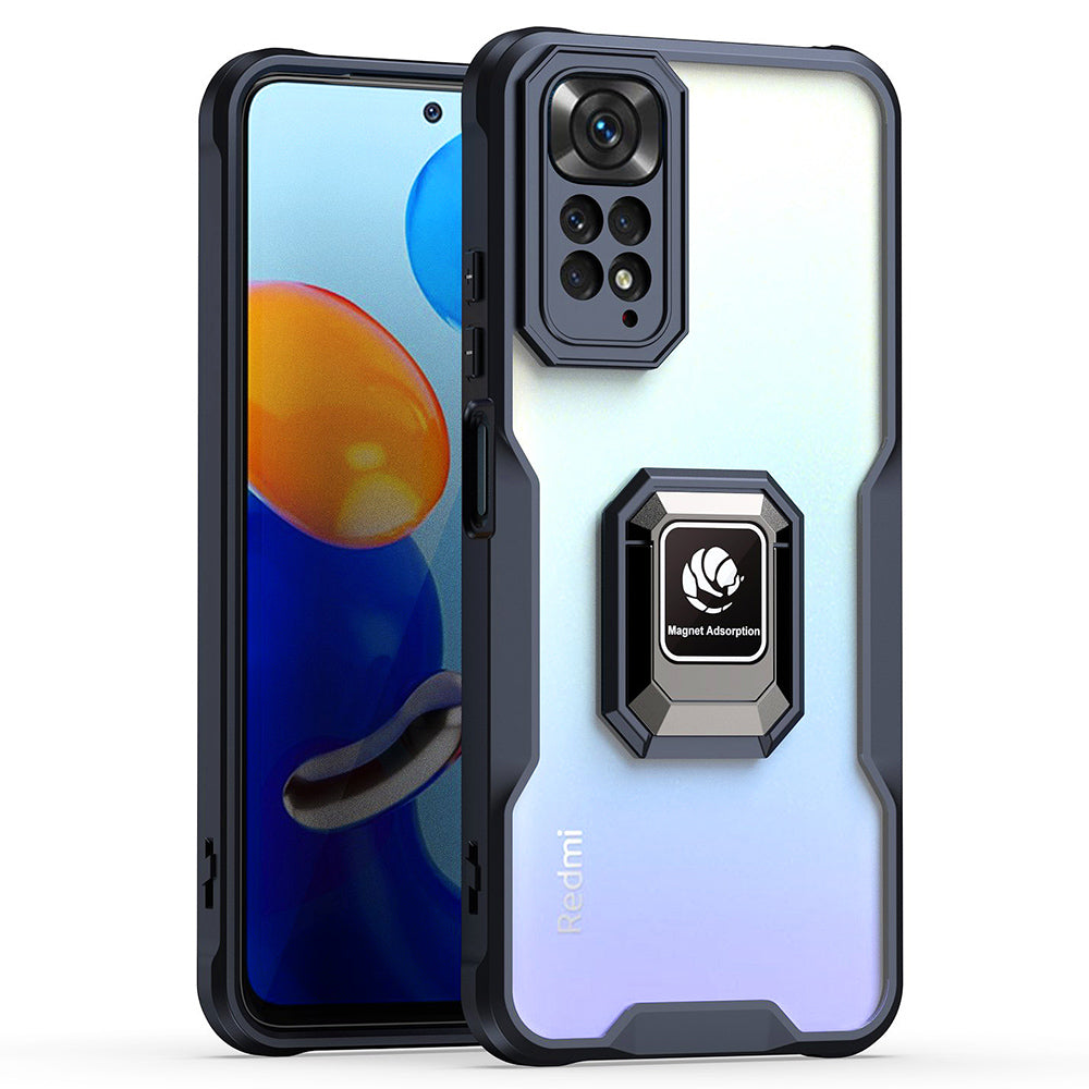 Protective Phone Cover For Xiaomi Redmi Note 11 4G (Qualcomm) Redmi Note 11S 4G Ring Kickstand Soft TPU Acrylic Anti-drop Case Built-in Magnetic Metal Sheet Protective Phone Cover For Xiaomi Redmi Note 11 4G (Qualcomm) Redmi Note 11S 4G Ring Kickstand Soft TPU Acrylic Anti-drop Case Built-in Magnetic Metal Sheet